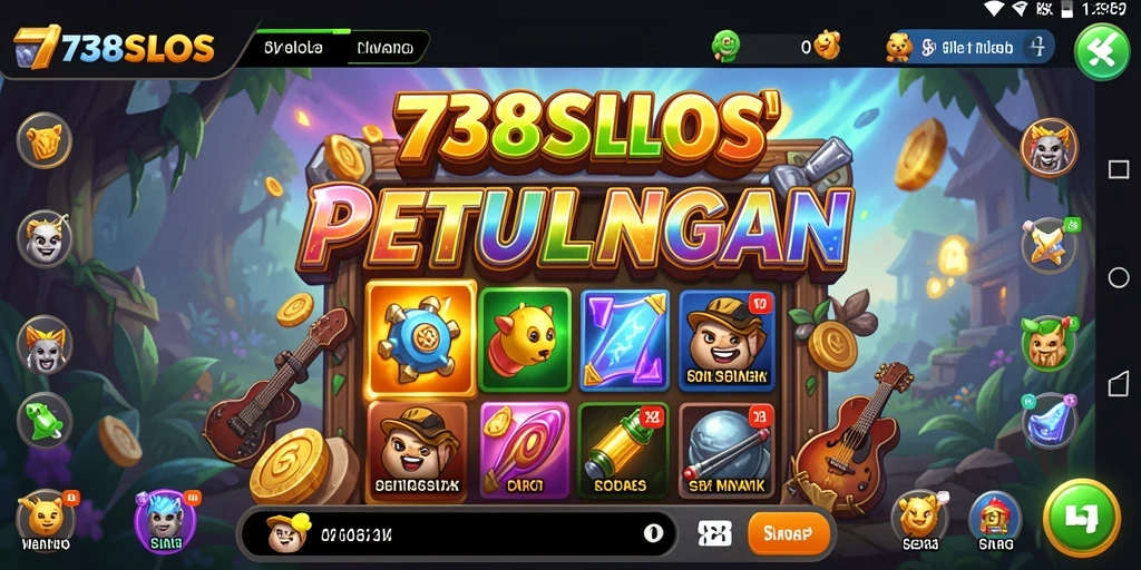Tampilan gameplay menarik di 738SLOTS dengan elemen RPG.