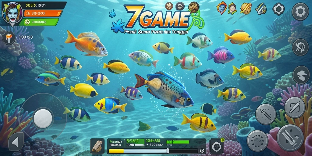 Tampilan gameplay Tembak Ikan yang menyenangkan dan menantang.