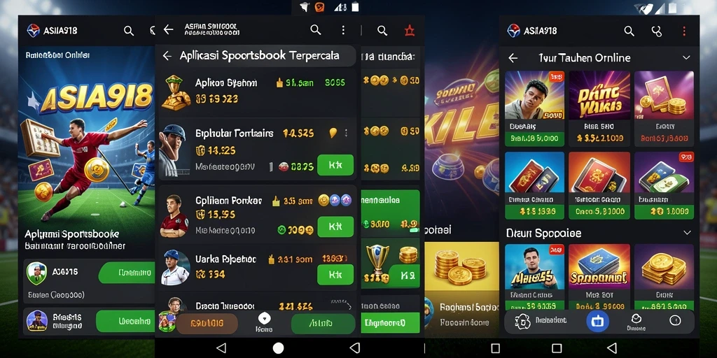 Tangkapan layar permainan Sportsbook yang menarik dari ASIA918.