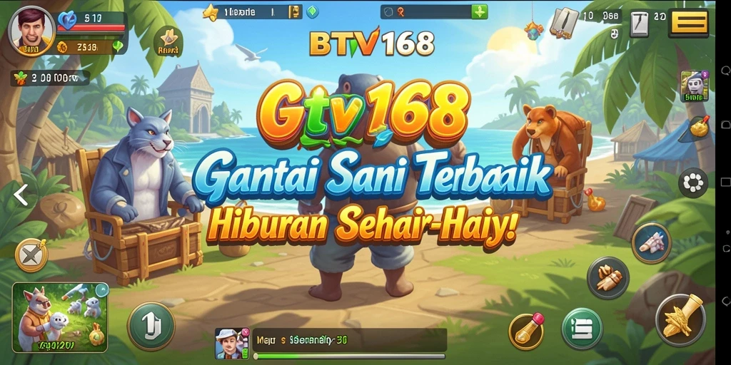Tampilan gameplay BTV168 yang seru dan menghibur.