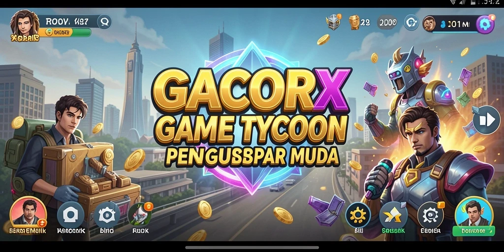 Tampilan gameplay GACORX yang seru dan mendebarkan.