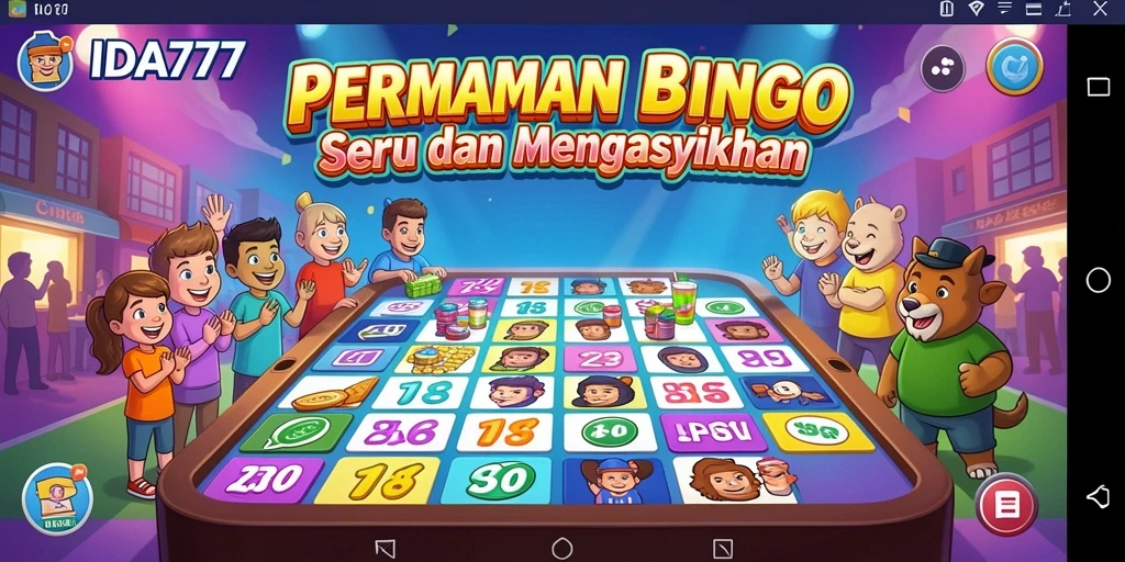 Tampilan menarik gameplay Bingo yang mengasyikkan.