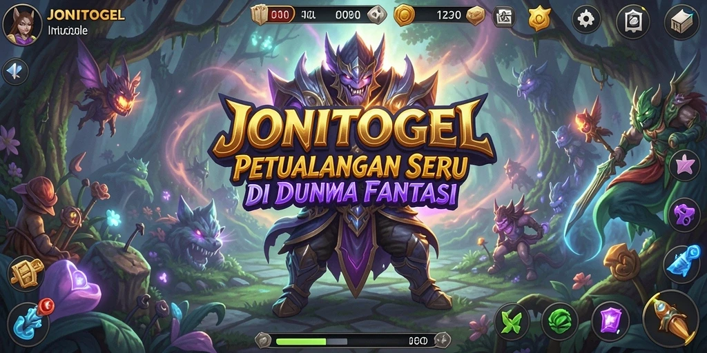 Cuplikan gameplay JONITOGEL yang menampilkan aksi petualangan seru.