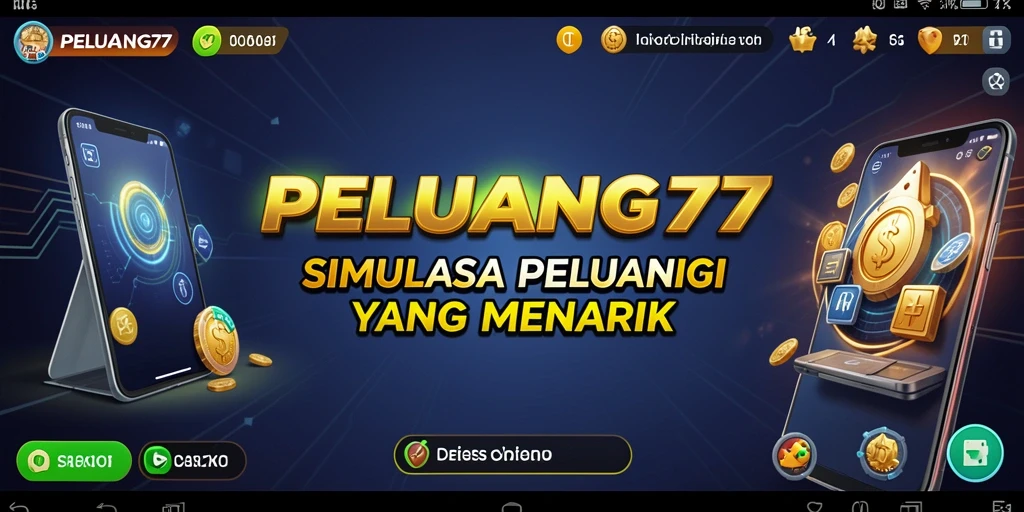 Tampilan gameplay PELUANG77 yang mengasyikkan dan interaktif.