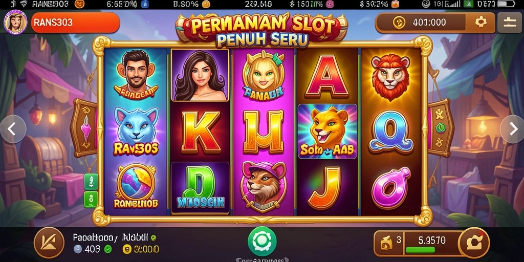 Screenshot RANS303 menampilkan gameplay Slot yang mengasyikkan dan interaktif.