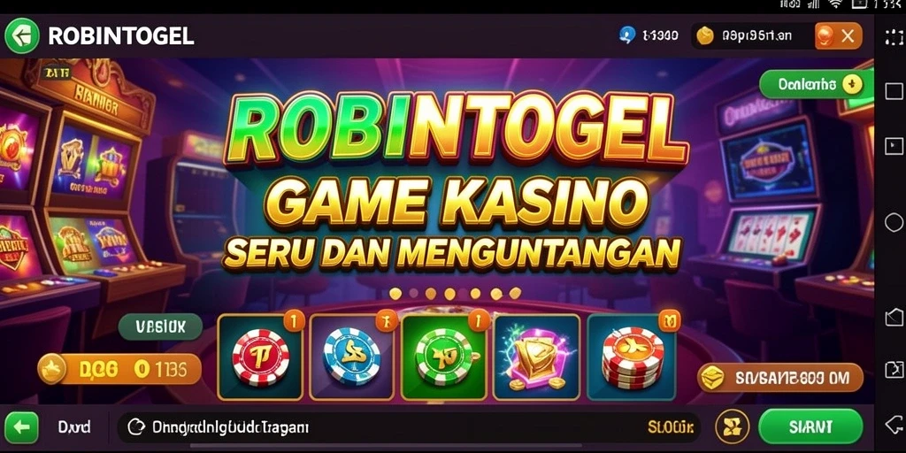 Tampilan gameplay ROBINTOGEL yang menarik dan seru.