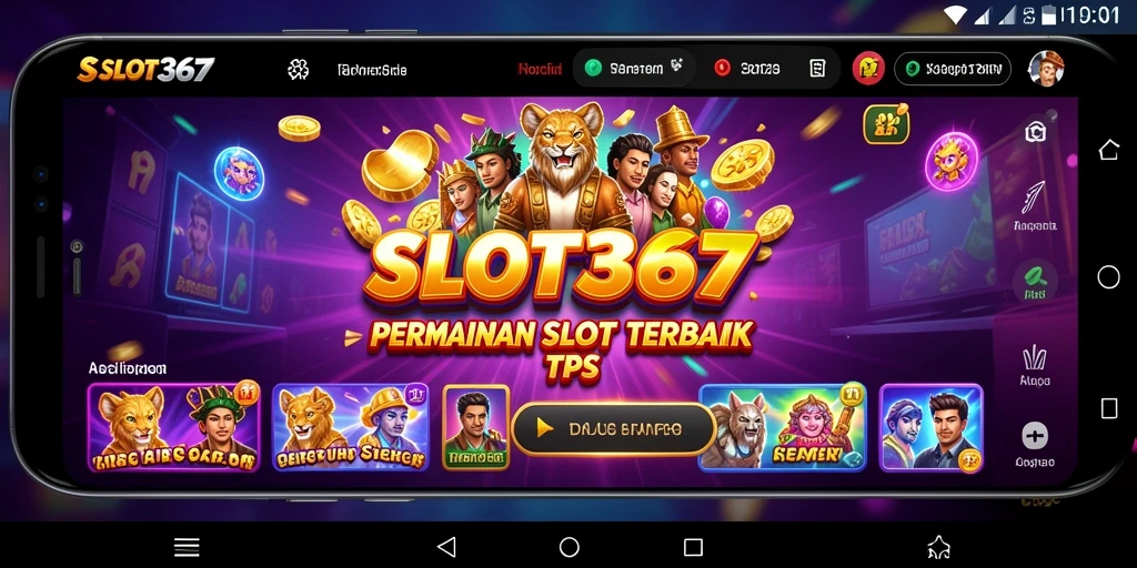 Tampilan gameplay SLOT367 dengan efek grafis yang memukau.