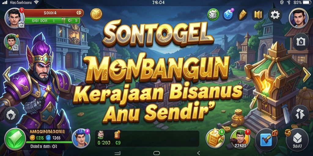 Tampilan gameplay menarik dari SONTOGEL dengan berbagai pilihan bisnis.